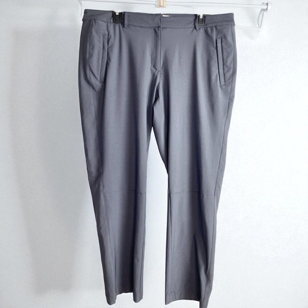 Slazenger Women’s Size 14 Dark Gray Tech Ankle Pants Stretch Activewear